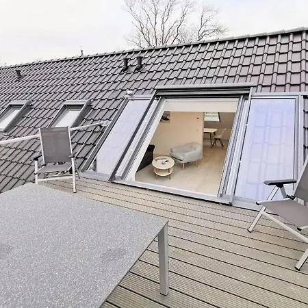 Apartment Mit Dachterrasse Und Meerblick - Haus Inselwind Meerwasser